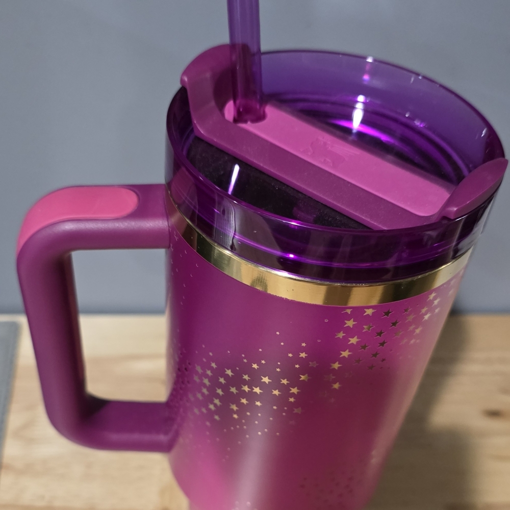 Barbie 40oz Quencher Pink Stanley Cup Tumbler w/ Straw - Picture 6 of 7